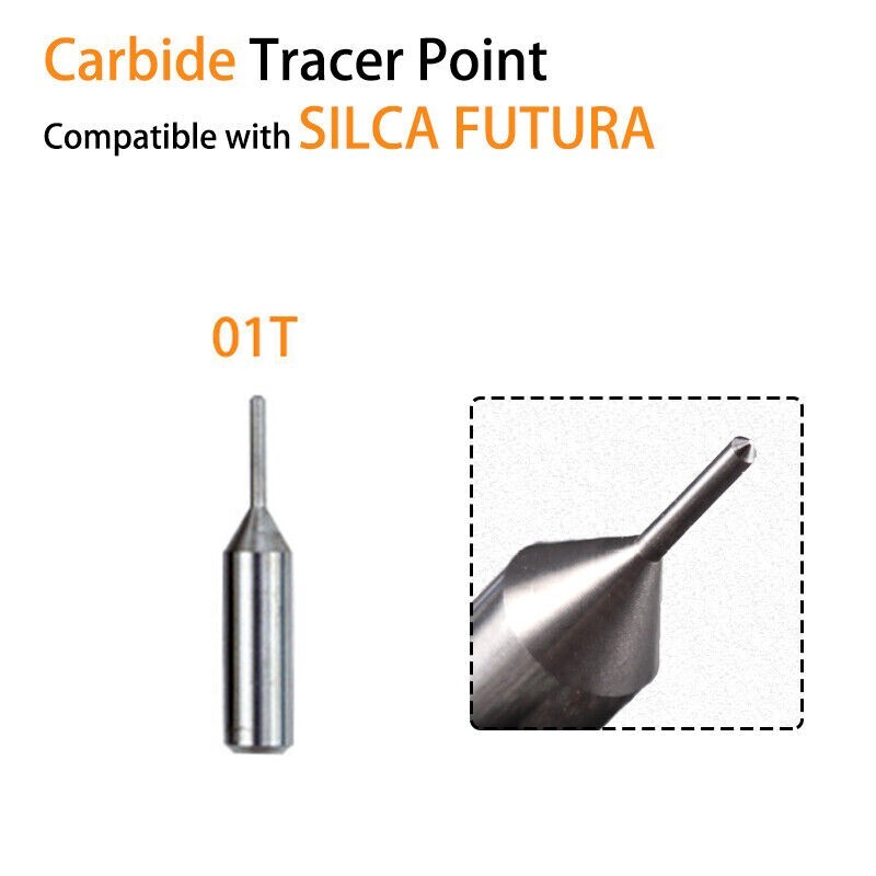 Carbide Tracer Point 01T Compatible with Silca Futura Machine Key Cutter