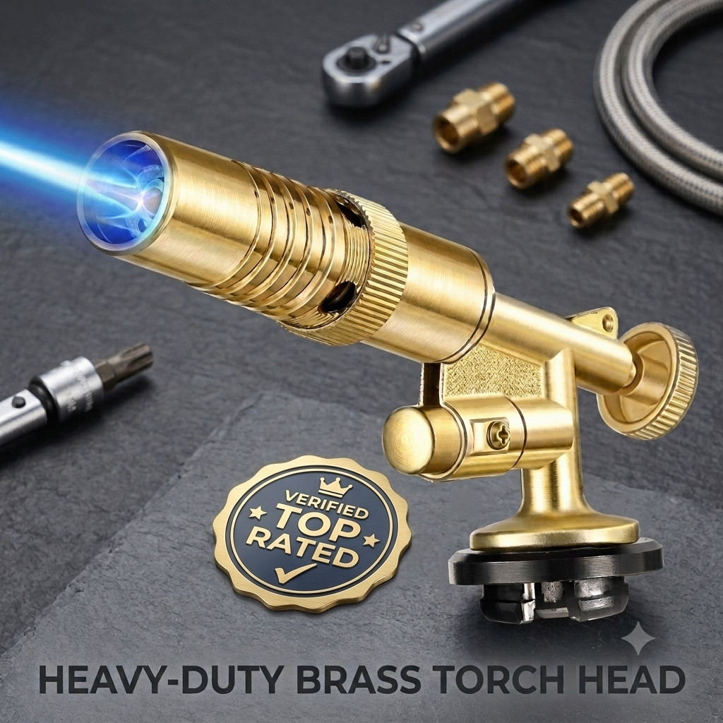 Camping Gas Torch Welding Fire Maker Lighter Butane Burner Kitchen Flame Gun BBQ