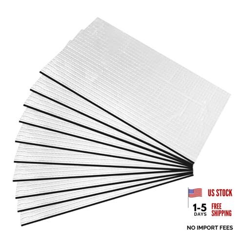 10PCS 197 mil 4.84 sqft Sound Deading Material for Cars, Car Insulation Square