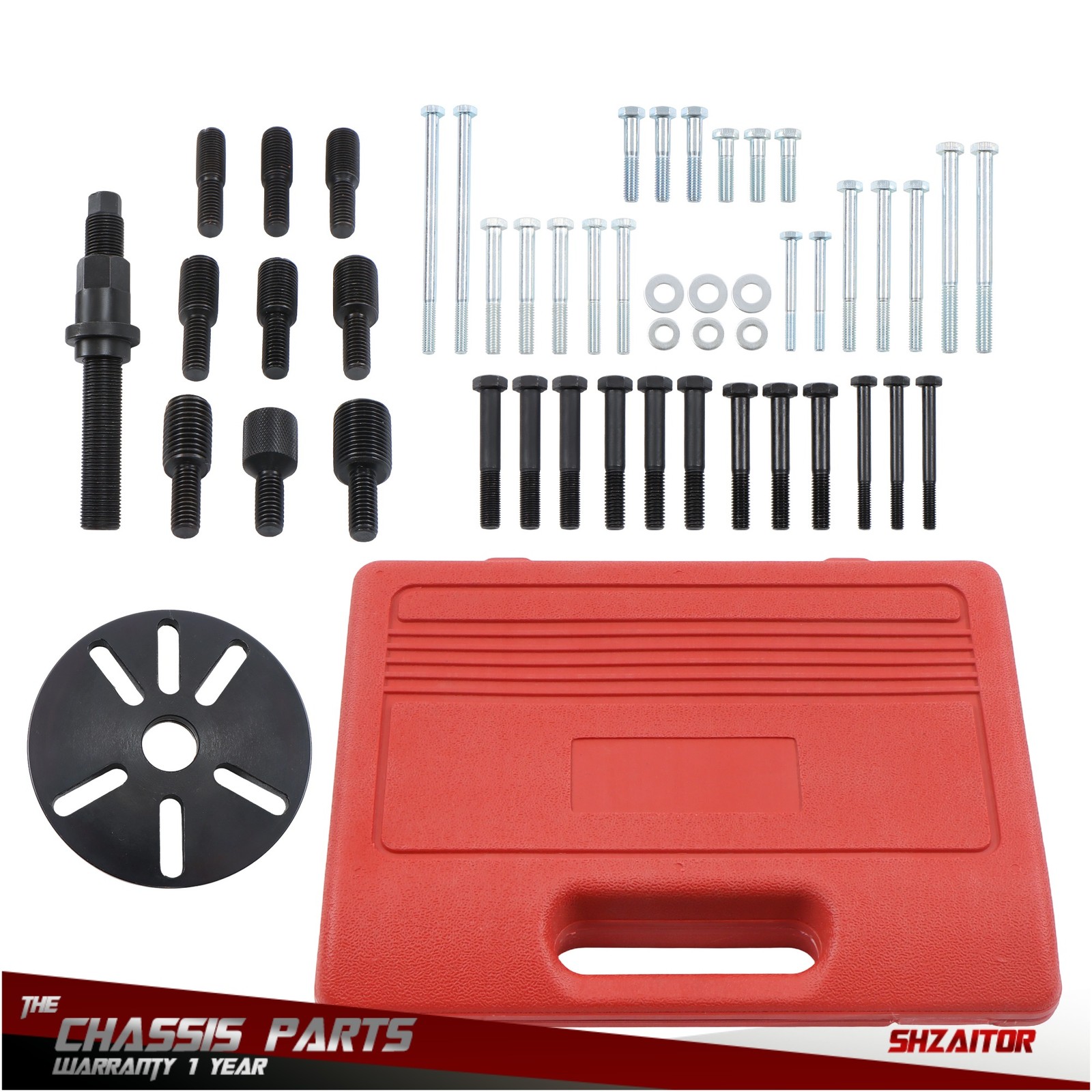 Universal Harmonic Balancer Puller Removal &Install Tool Kit Flywheel Crankshaft
