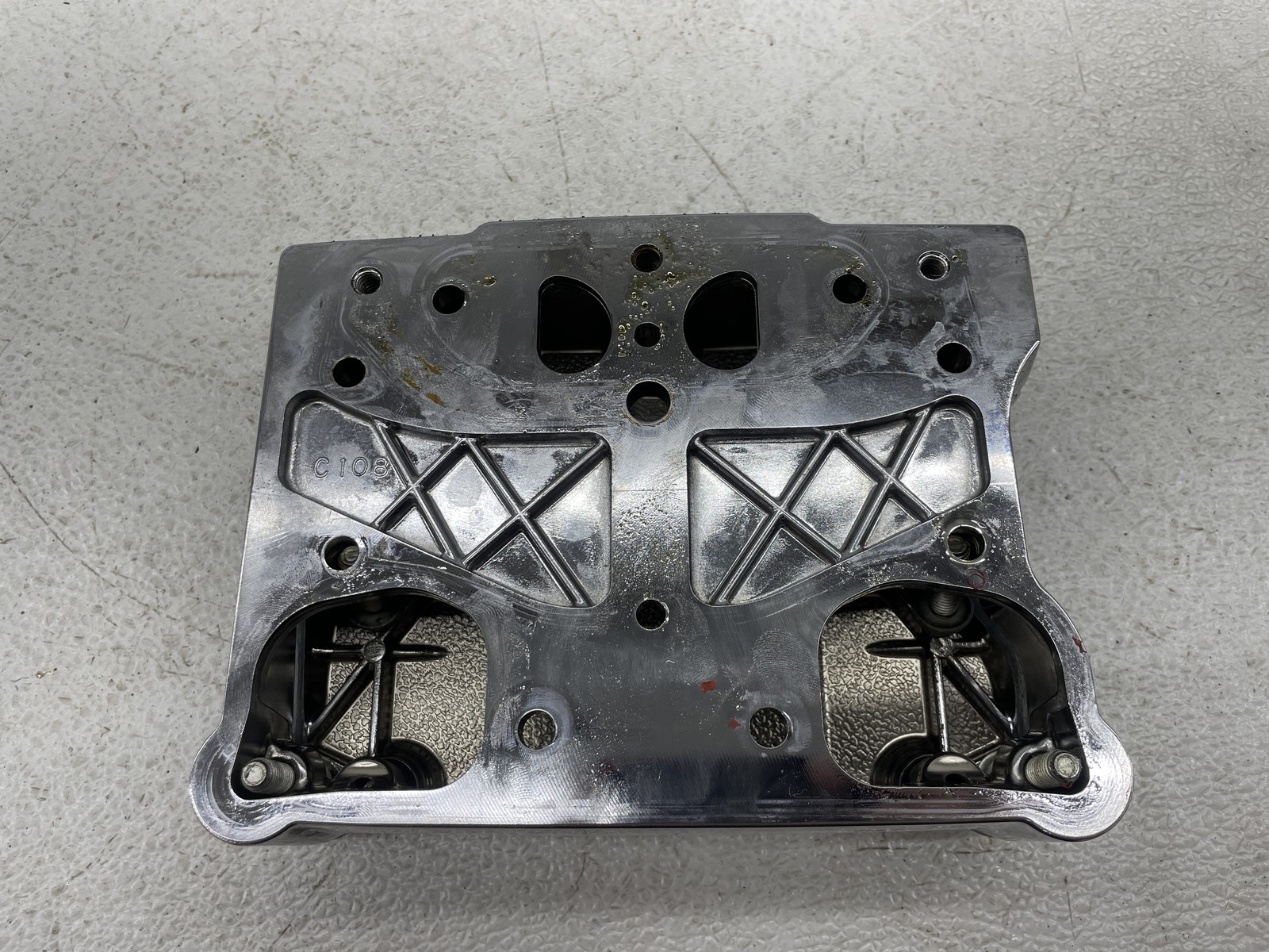07-11 HARLEY-DAVIDSON ROAD KING FLHR ENGINE ROCKER BOXES VALVE COVERS PAIR