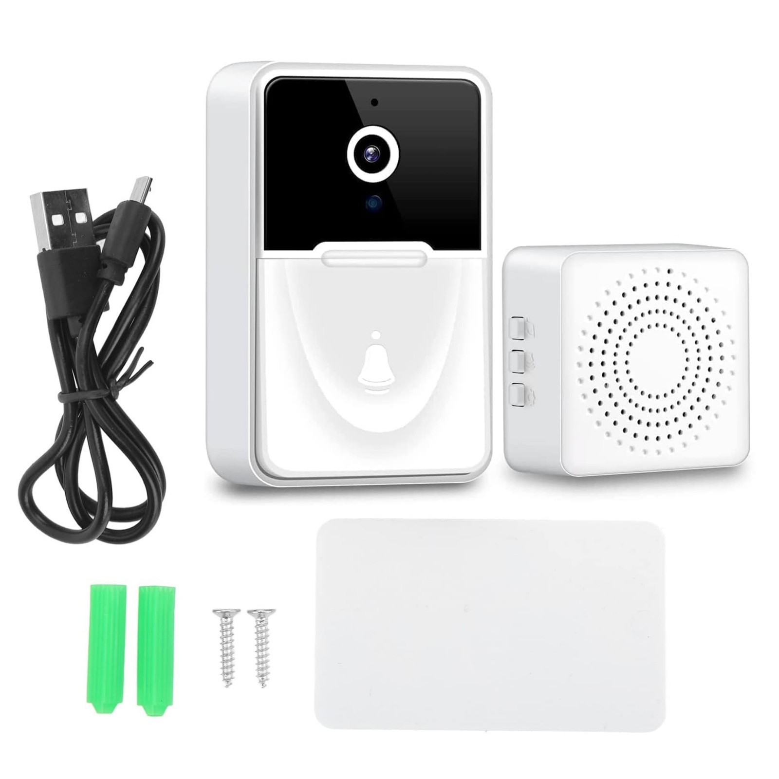 WiFi Security Doorbell Camera Wireless Video Intercom Night Vision HD System