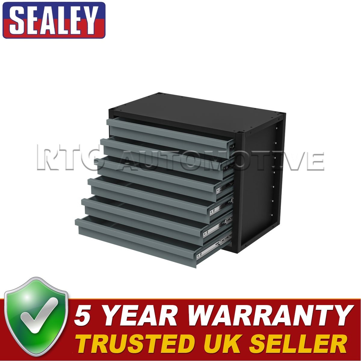Sealey Modular Storage Mid Unit 6 Drawer 580mm APMRM1