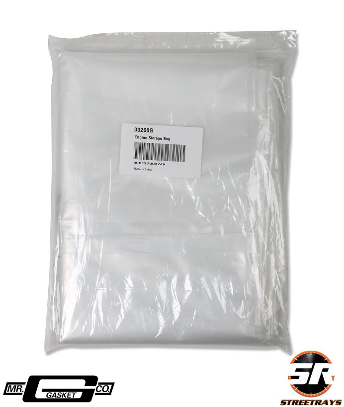 Mr Gasket Clear Engine Storage Bag 48 x 35 x 34 33260G Fits Over Most Engines