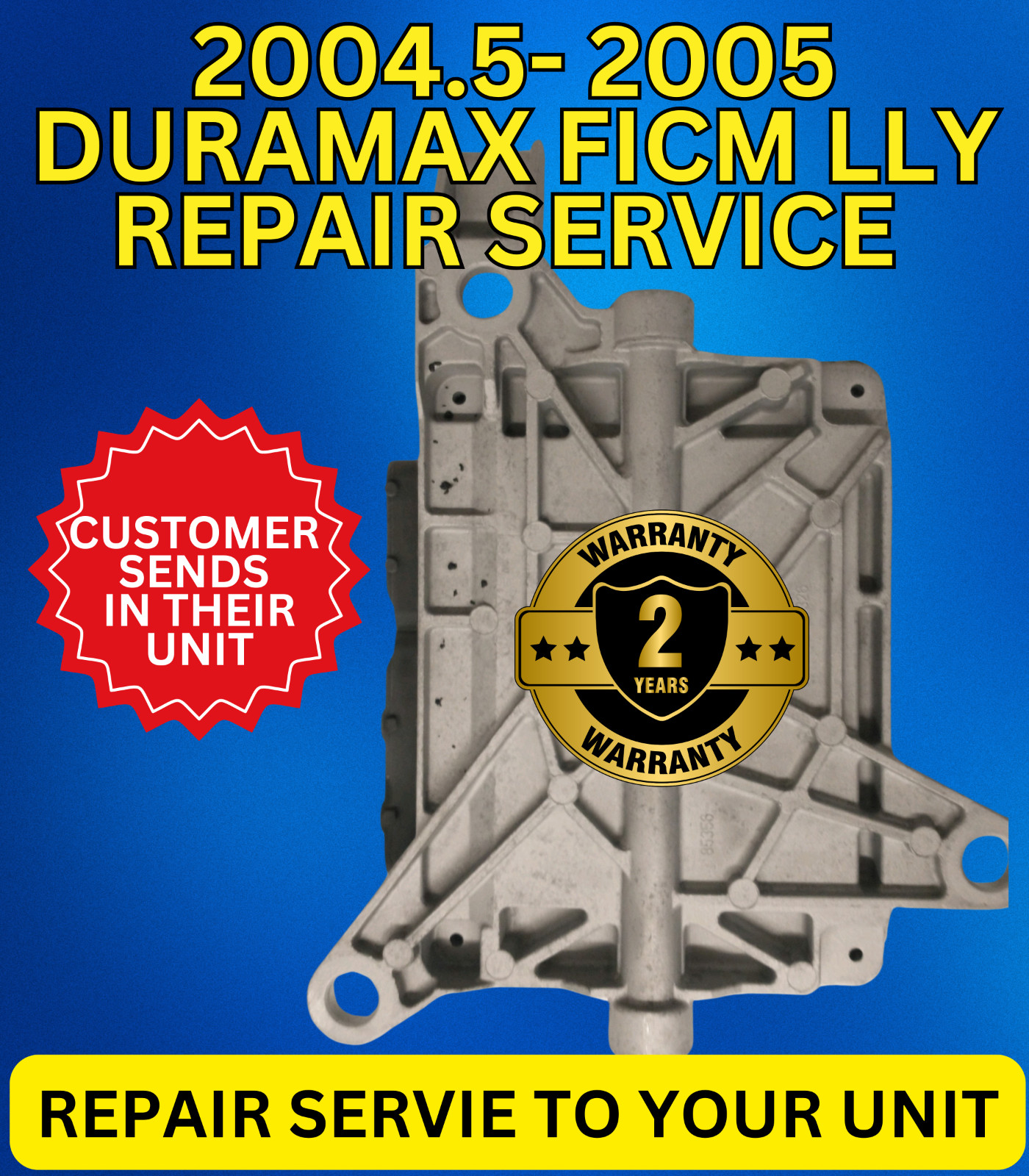 04-05 LLY FICM Duramax 6.6 Chevy GMC 8973037513 8973037511 Repair Service.