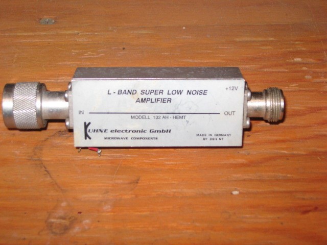 KUHNE low noise 1296mhz preamplifier mku lna 132 AH-HEMT
