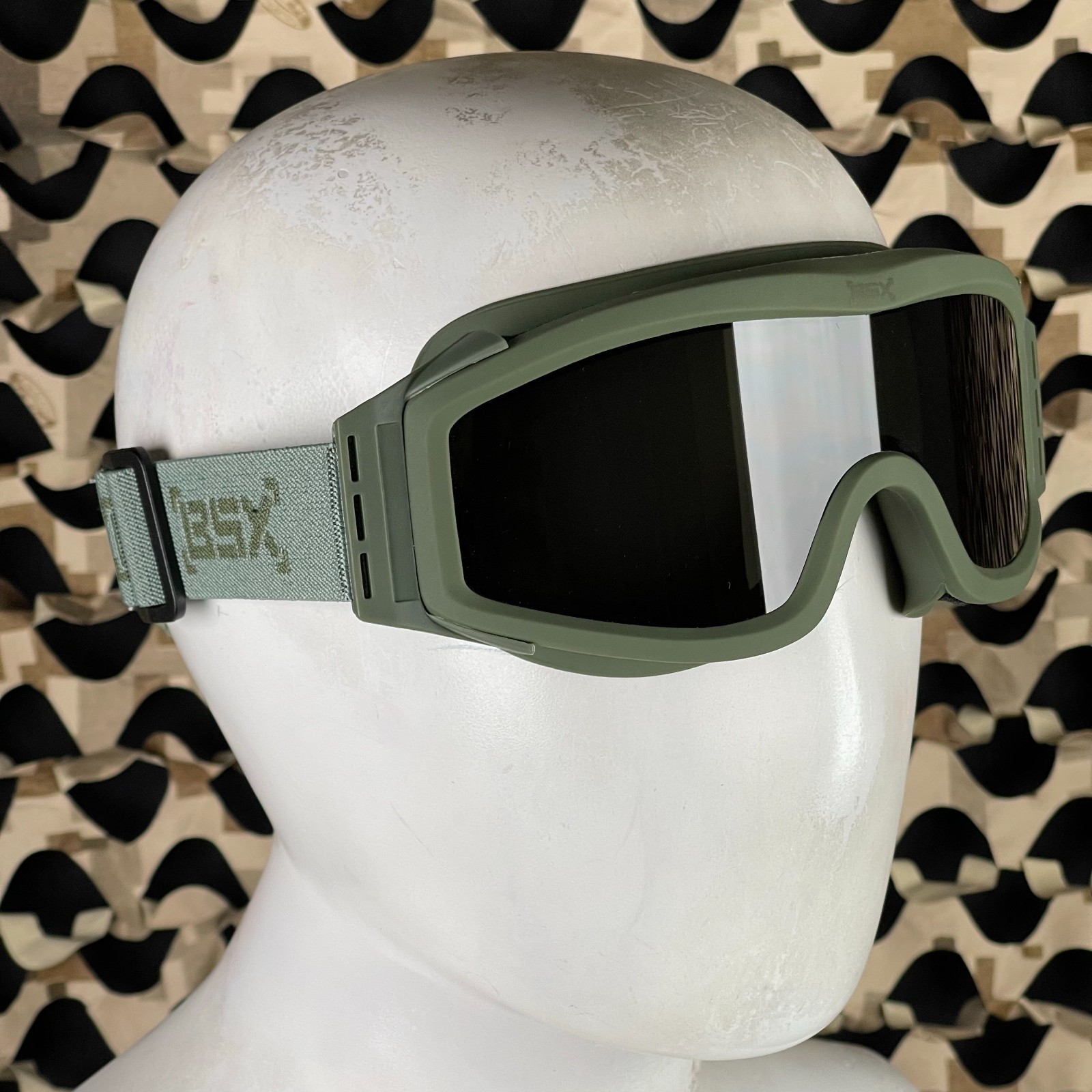NEW BSX Tango Airsoft Goggle - Thermal w/ Multiple Lenses - Olive