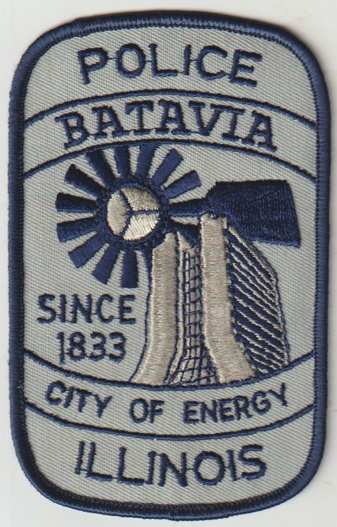 Batavia "City of Energy" Police nice older patch shipped from Australia