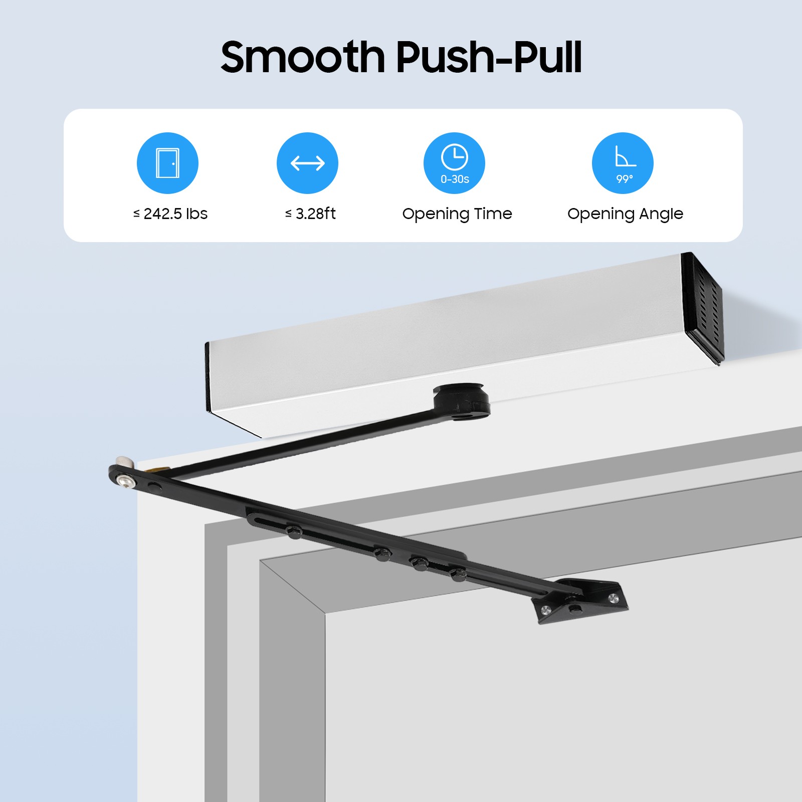 Automatic Swing Door Opener, with Control Panel & Switches, with Remote Controls