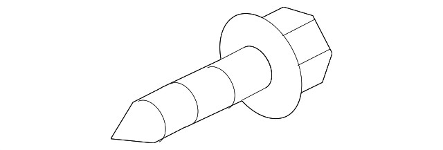 Genuine Volkswagen Window Regulator Screw N-910-252-01