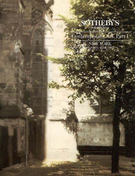 Sotheby's Contemporary Art Part I Auction Catalog 1995