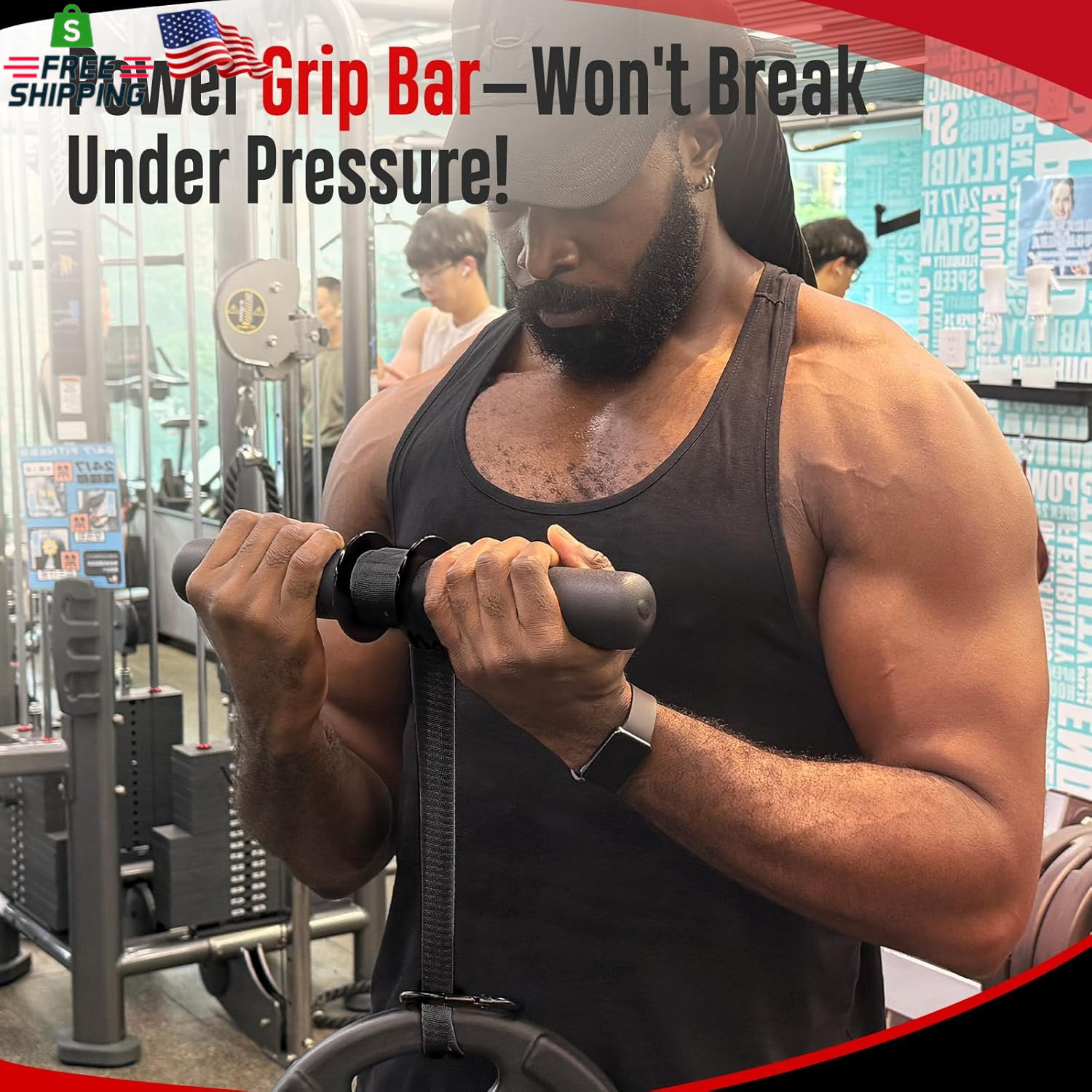 Fitbeast Forearm Strengthener & Forearm Exerciser, Wrist Roller with Thicker Han