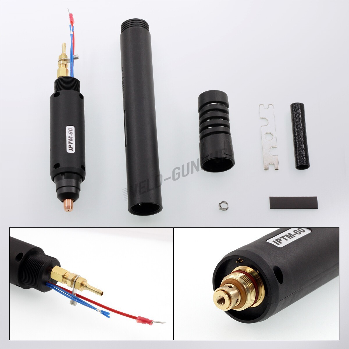 Non-HF Pilot Arc Straight Plasma CNC Torch Head Body for PT-60 IPT-60 IPTM-60