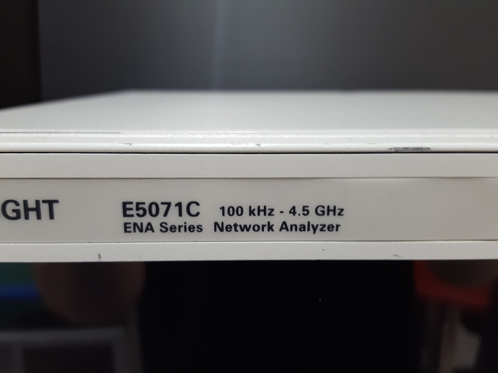 Keysight E5071C: Network Analyzer, 100kHz-4.5GHz, W/Opt. 245 WIN7 (2300)