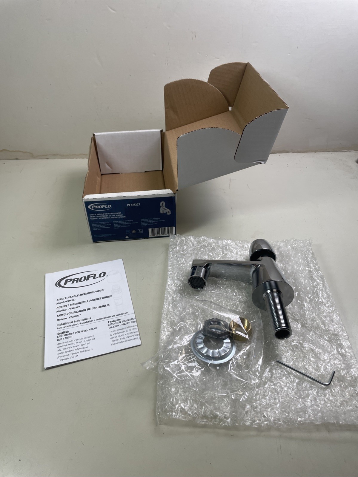 PROFLO PFXM327 1.2 GPM Single Hole Metering Faucet
