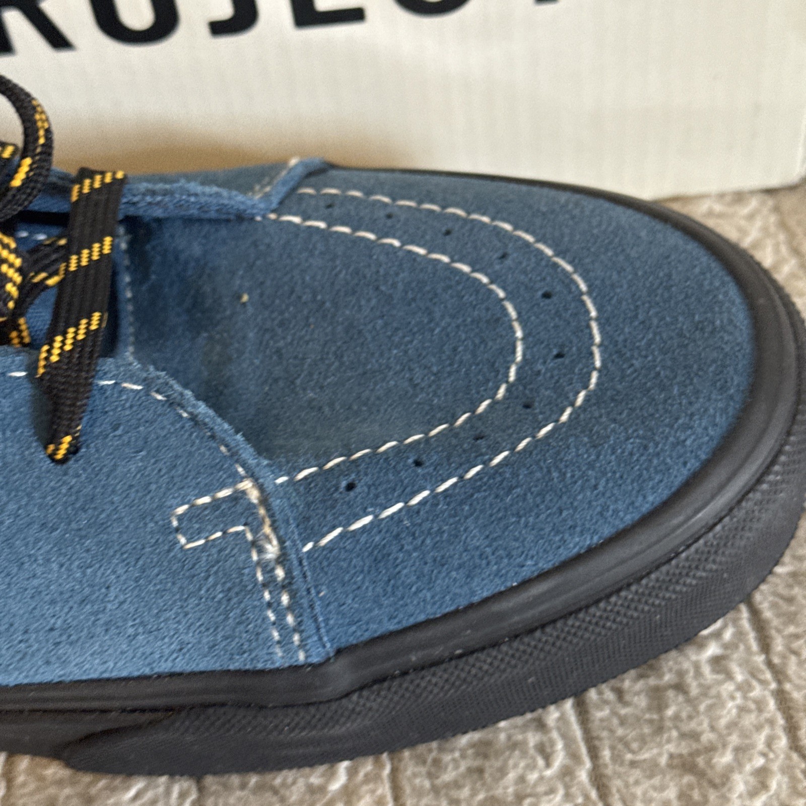 Vans x Parks Project Sk8-Hi Blue Teal Suede Shoes Mens 11.5 Womens 13 Mint Rare