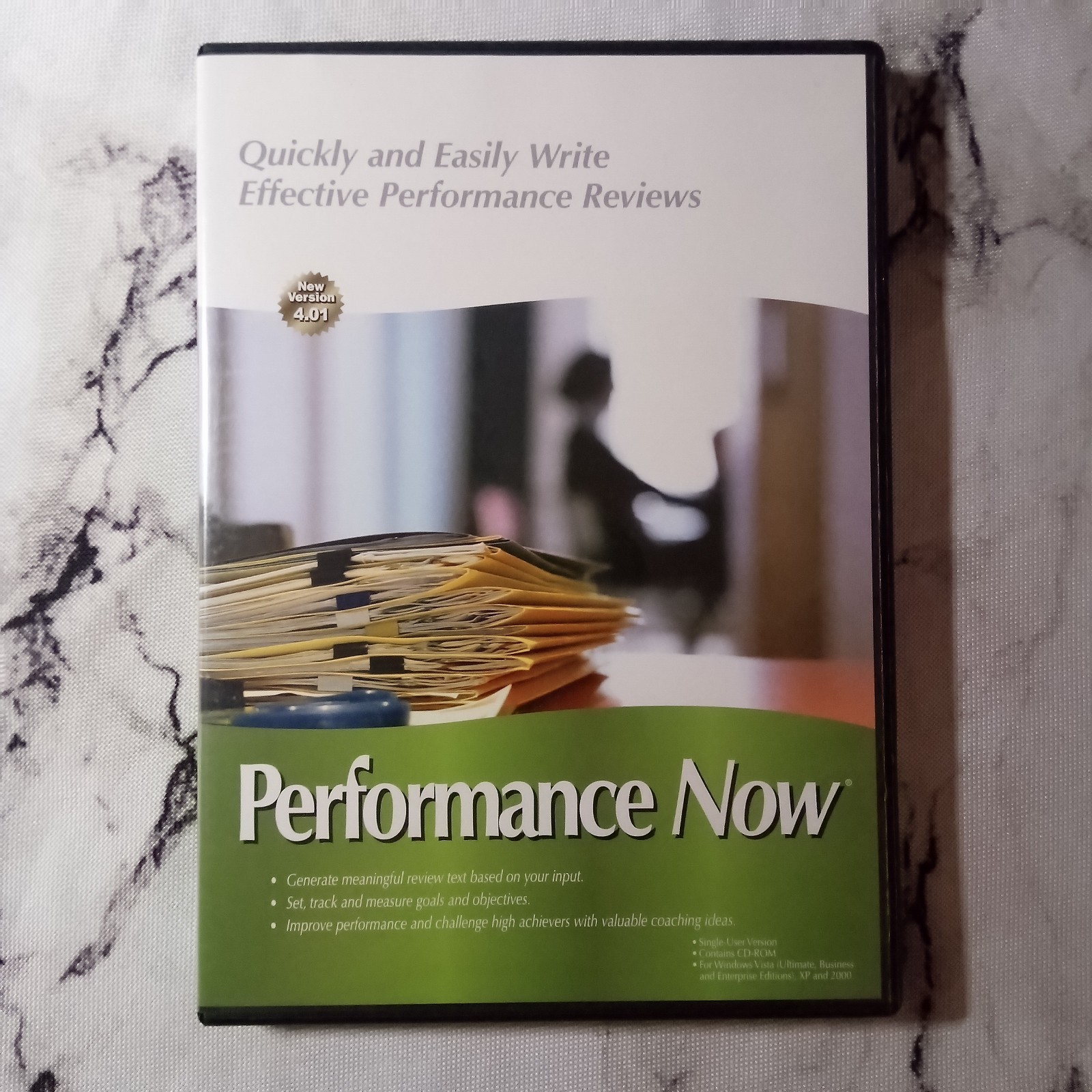 Performance Now PC CD Rom track evaluate workers performance Windows XP, 2000