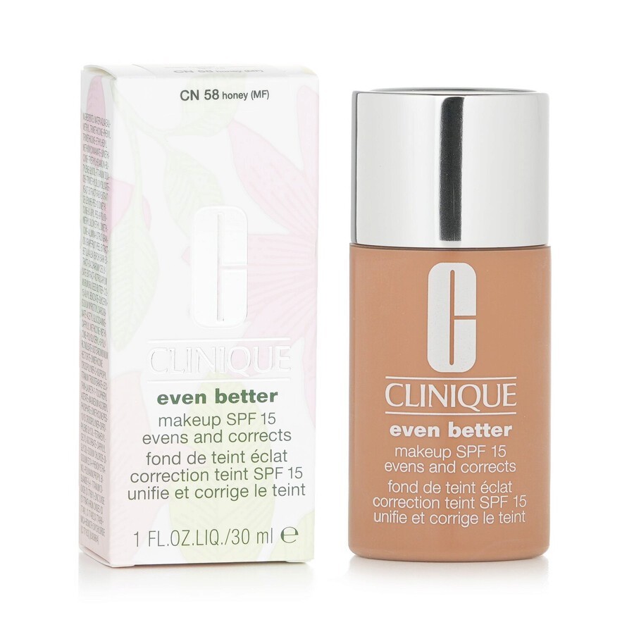 Clinique Even Better Foundation Makeup SPF 15, CN 58 Honey 1oz 30ml (4650)