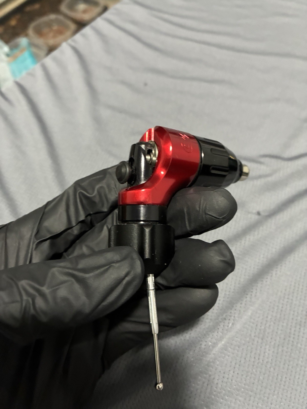 FK irons Spektra Edge X Rotary Tattoo Machine Red Black Lightweight Durable