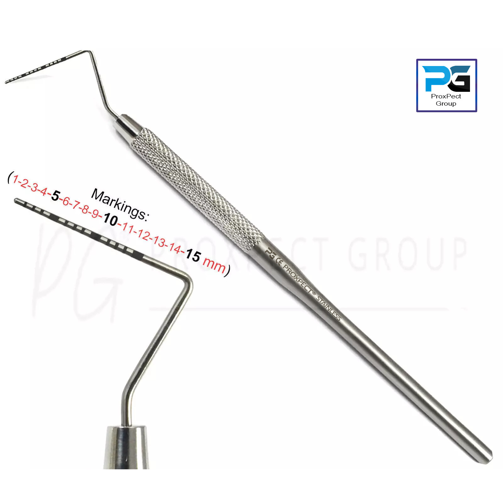 Probe UNC-15 CP Periodontal Dental Probe Color Coded-Marking Examination probe