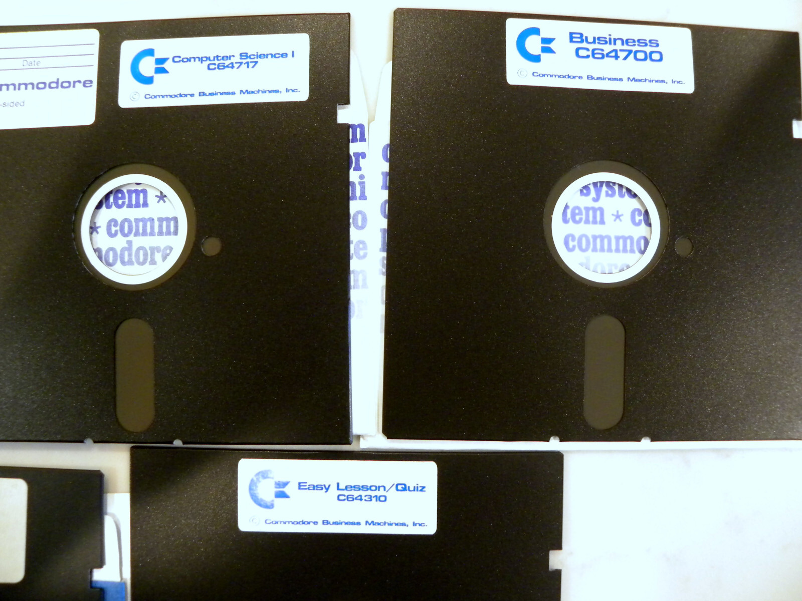Commodore 64 Application Software Lot Easy Mail Business C64/128/64C/SX64/128DCR