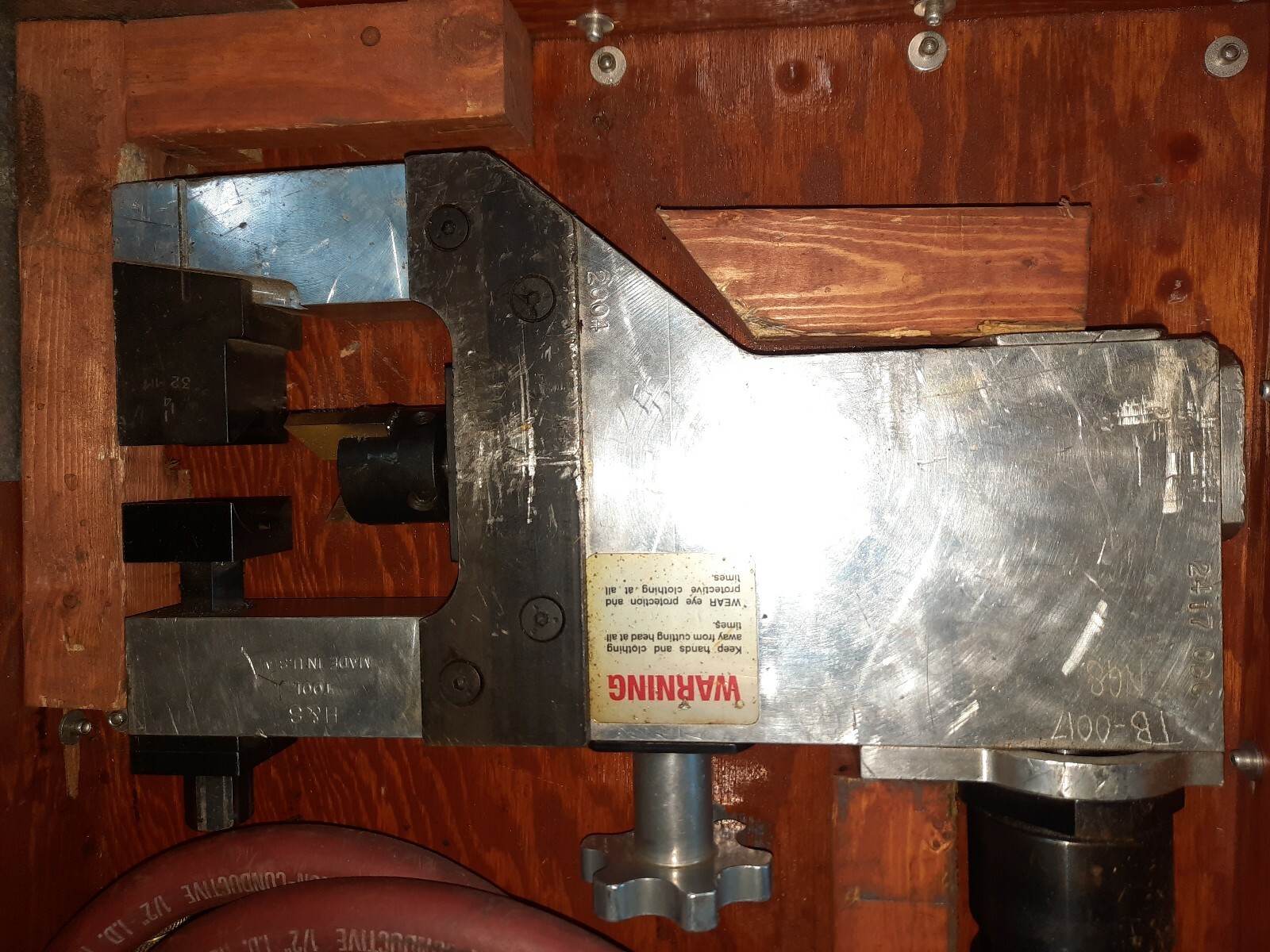 H&S Compact Pneumatic Pipe Beveler Bevelling Machine 1"- 2 1/2"