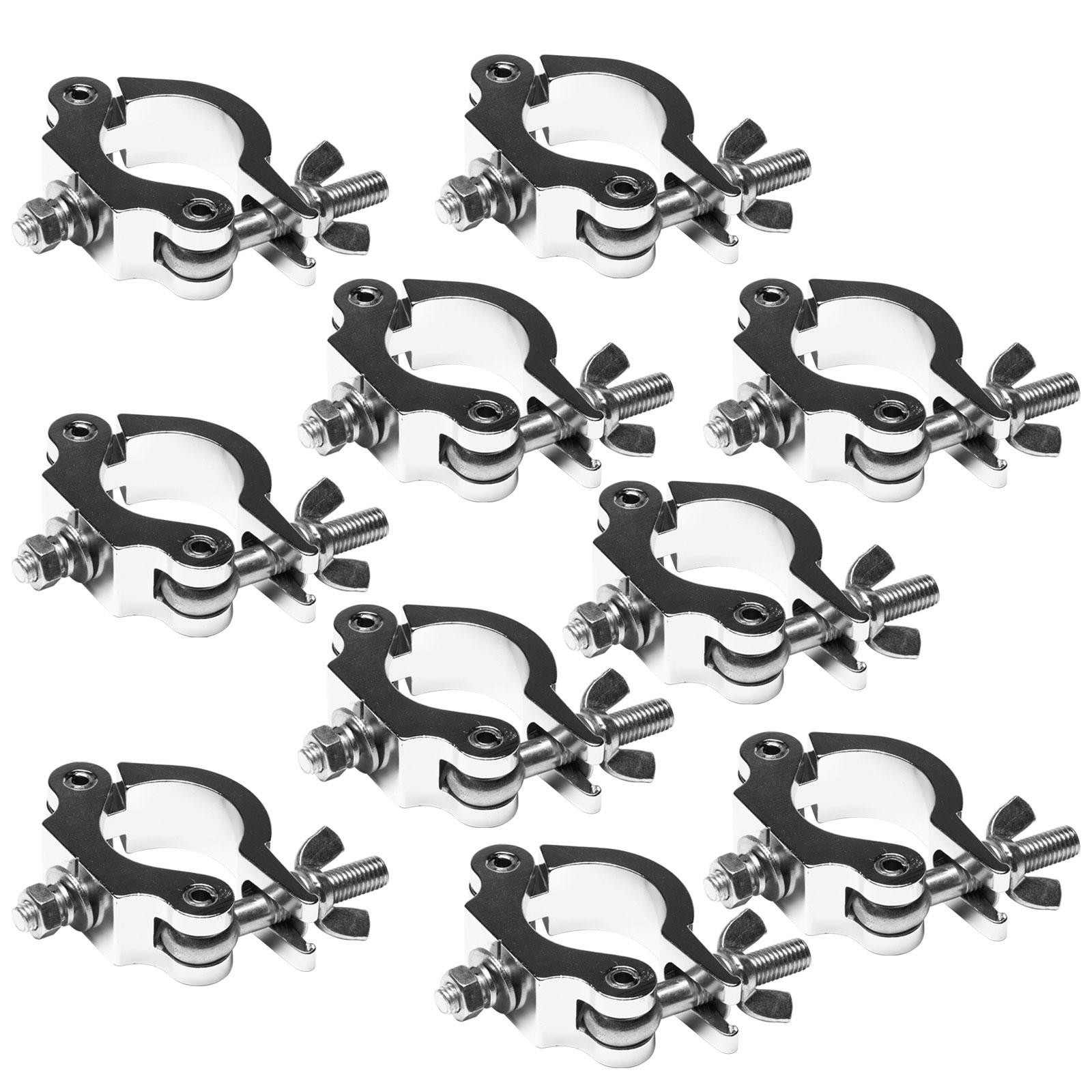 Global Truss Narrow Clamp Medium Duty Clamp For 50mm Tubing - 10 Pack