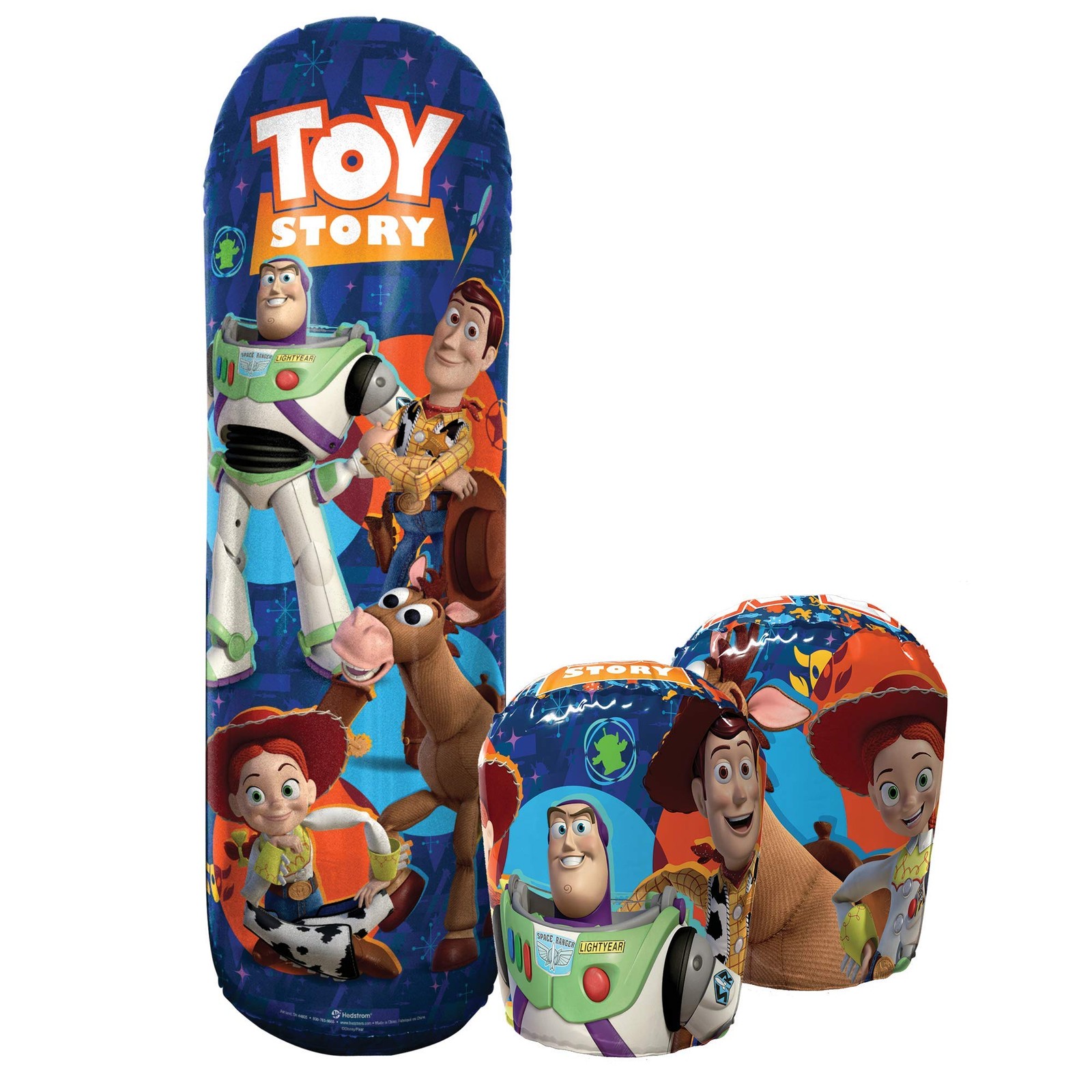 Hedstrom Toy Story 4 Bop Bag Inflatable 36" & Gloves,