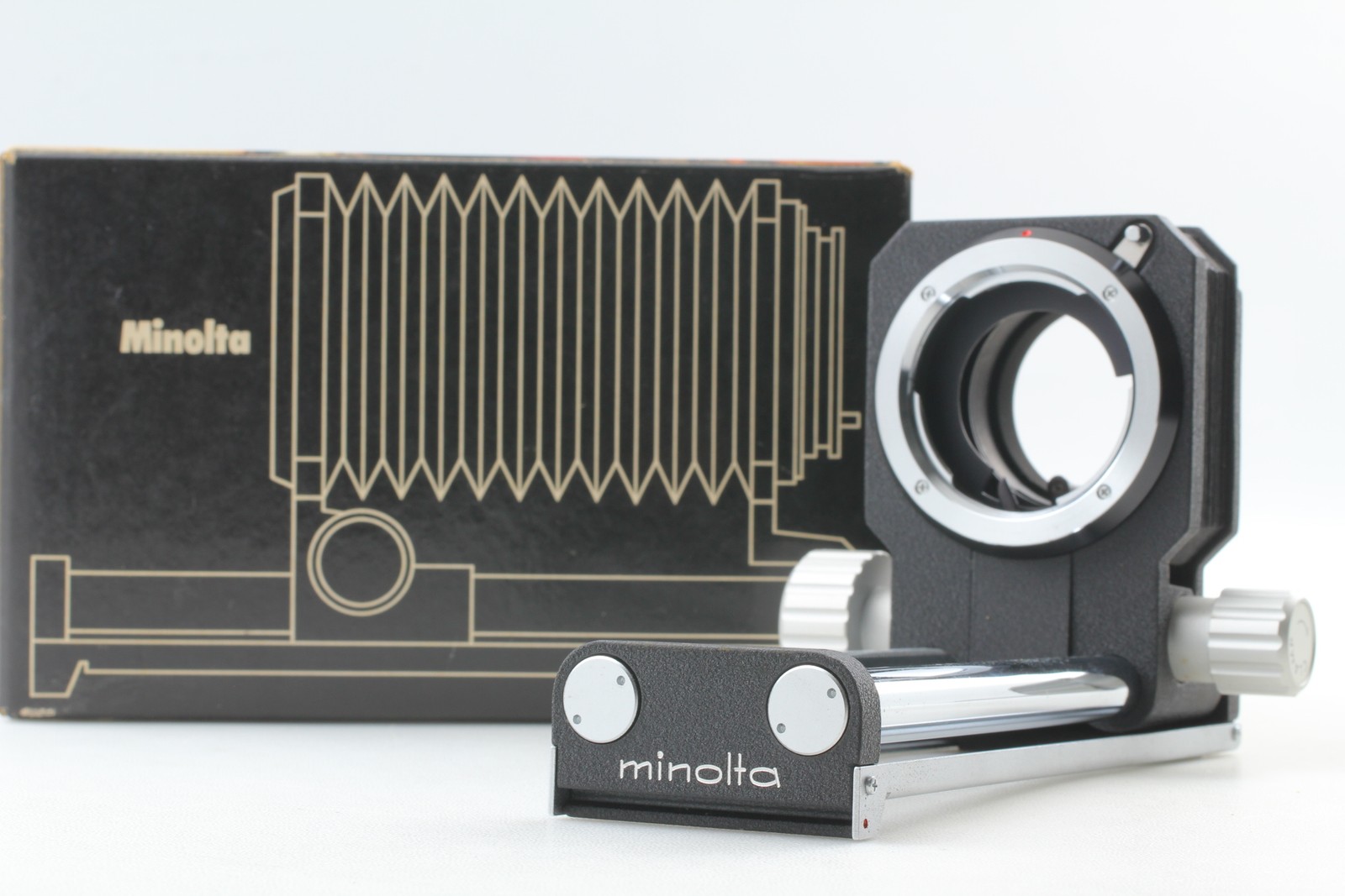 [Near MINT] Minolta SLR Camera Auto Bellows 1 W/ Focusing Rail From JAPAN