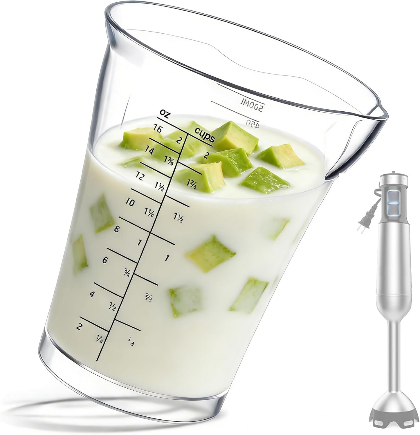 Immersion Blender Cup, CSB-79MC, Blender Measuring Cup, Compatible With, Cuisina