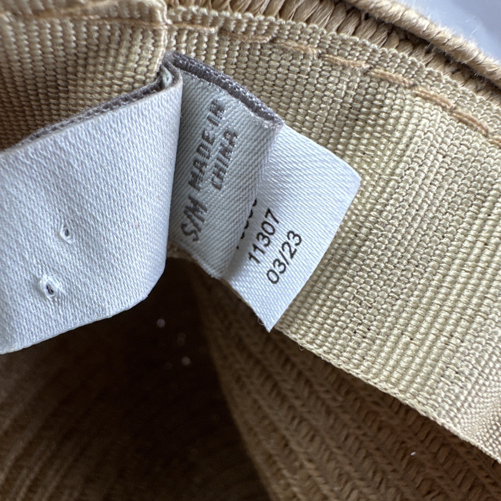 Loft Straw Floppy Hat Red Ribbon Sun Hat Beachy Wide Brim