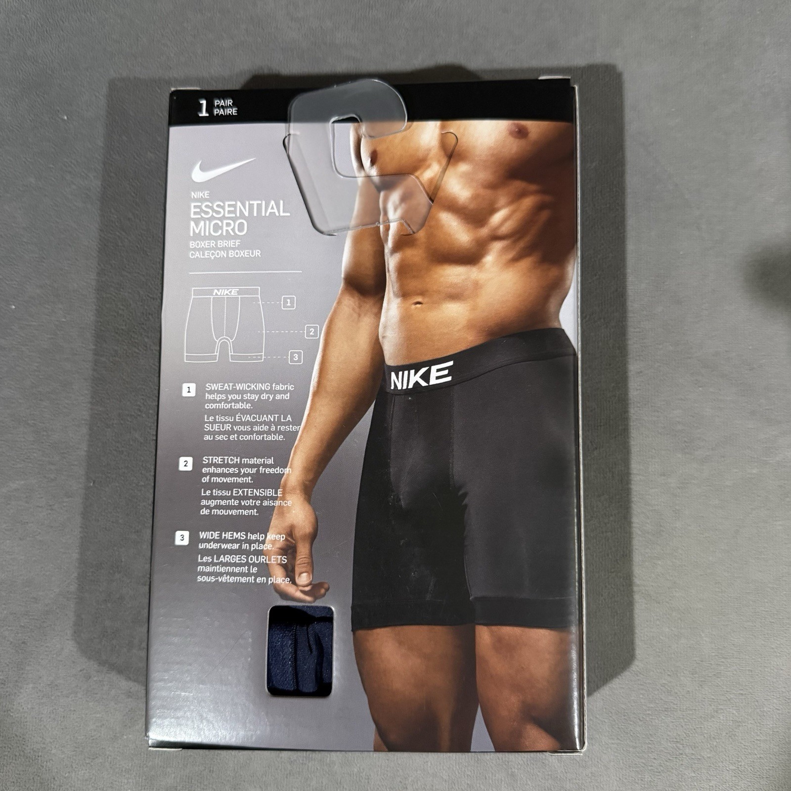 Nike Men's Essential Micro Boxer Briefs - Blue (XL)