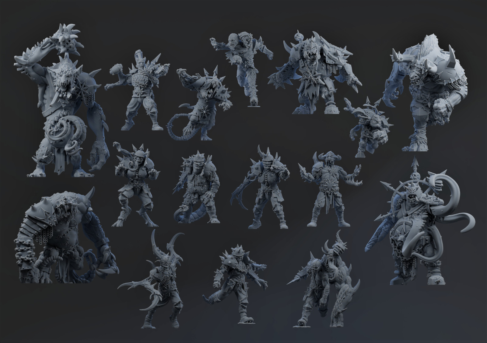 Chaos Reviled Rejects  with mutations - Fantasy Football Team - Brutefun