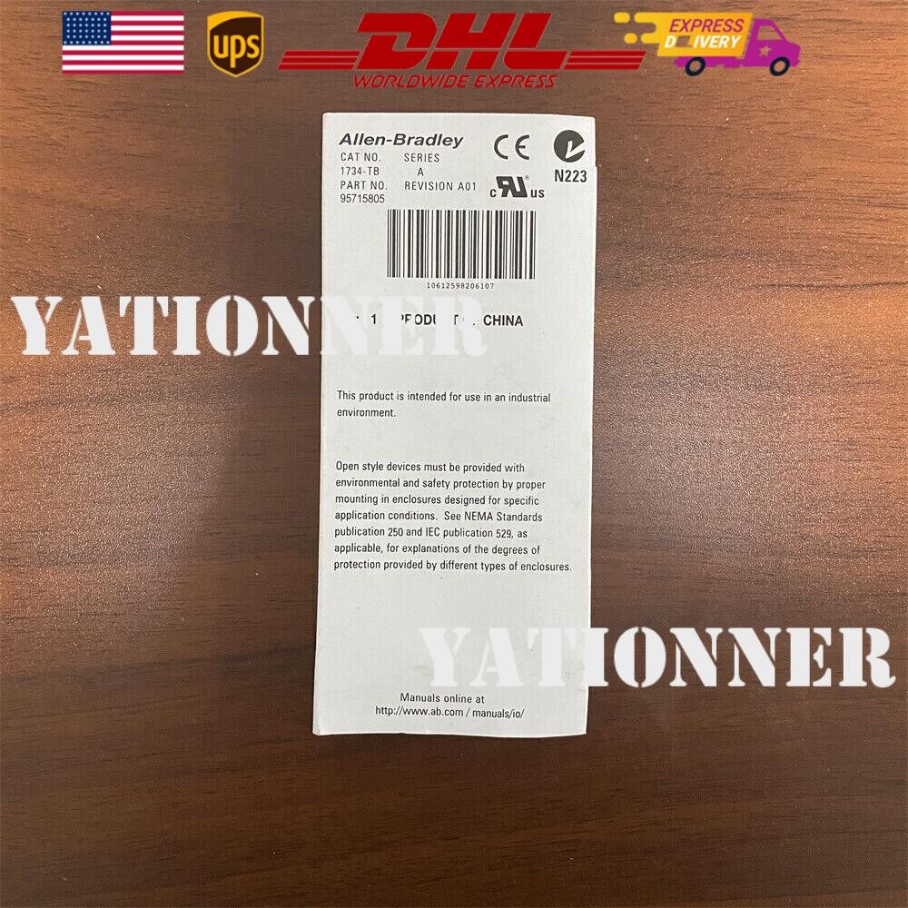 1 PCS  Allen Bradley 1734-TB /A POINT I/O Module Terminal Base US Free Tax
