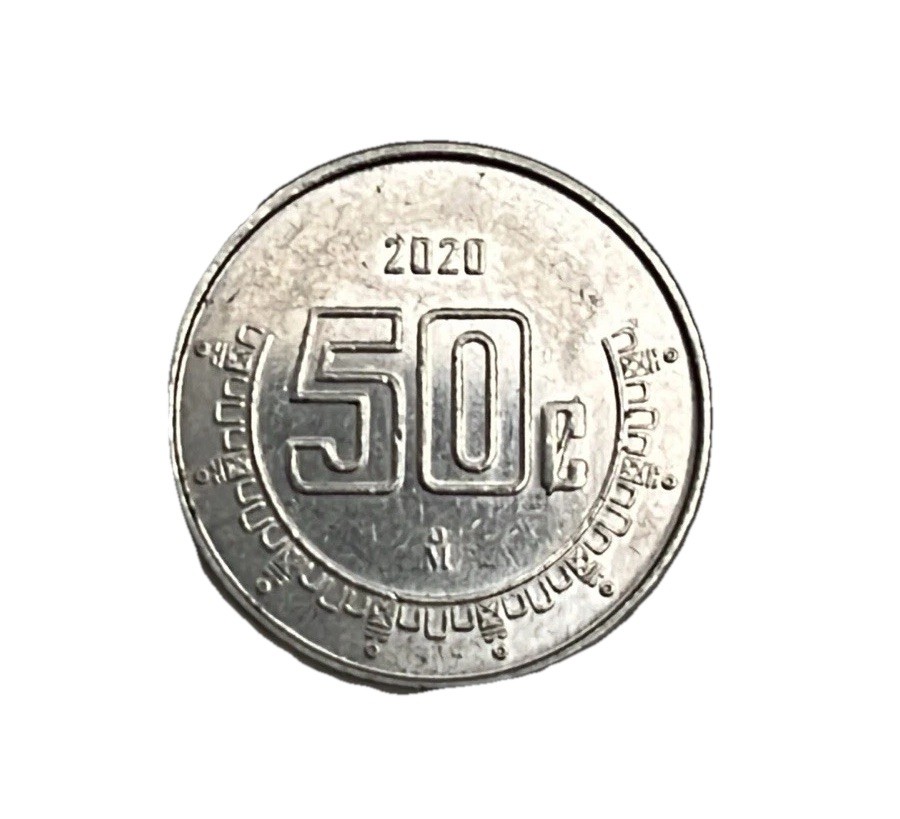 2020 Mexico 50 Centavo Coin