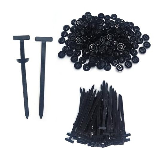 150Pcs Nylon Universal Cable Tie Buckle, T Style Zip Ties,Heavy Duty Self