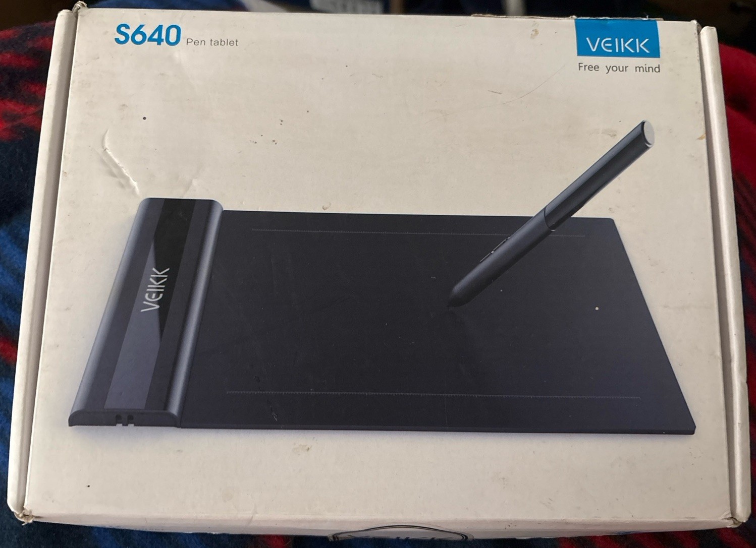 VEIKK S640 Digital Drawing Pen Tablet Art Pad 6 X 4 Inch 8192 Pressure Points.