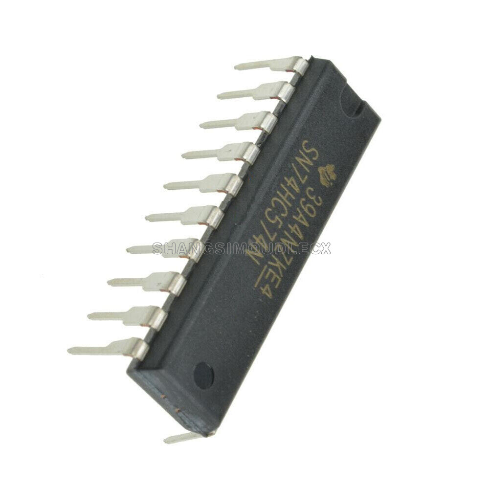 5 pcs 74HC574N 74HC574 DIP-20 D-Type Flip-Flop Integrated Circuit IC DIP 20