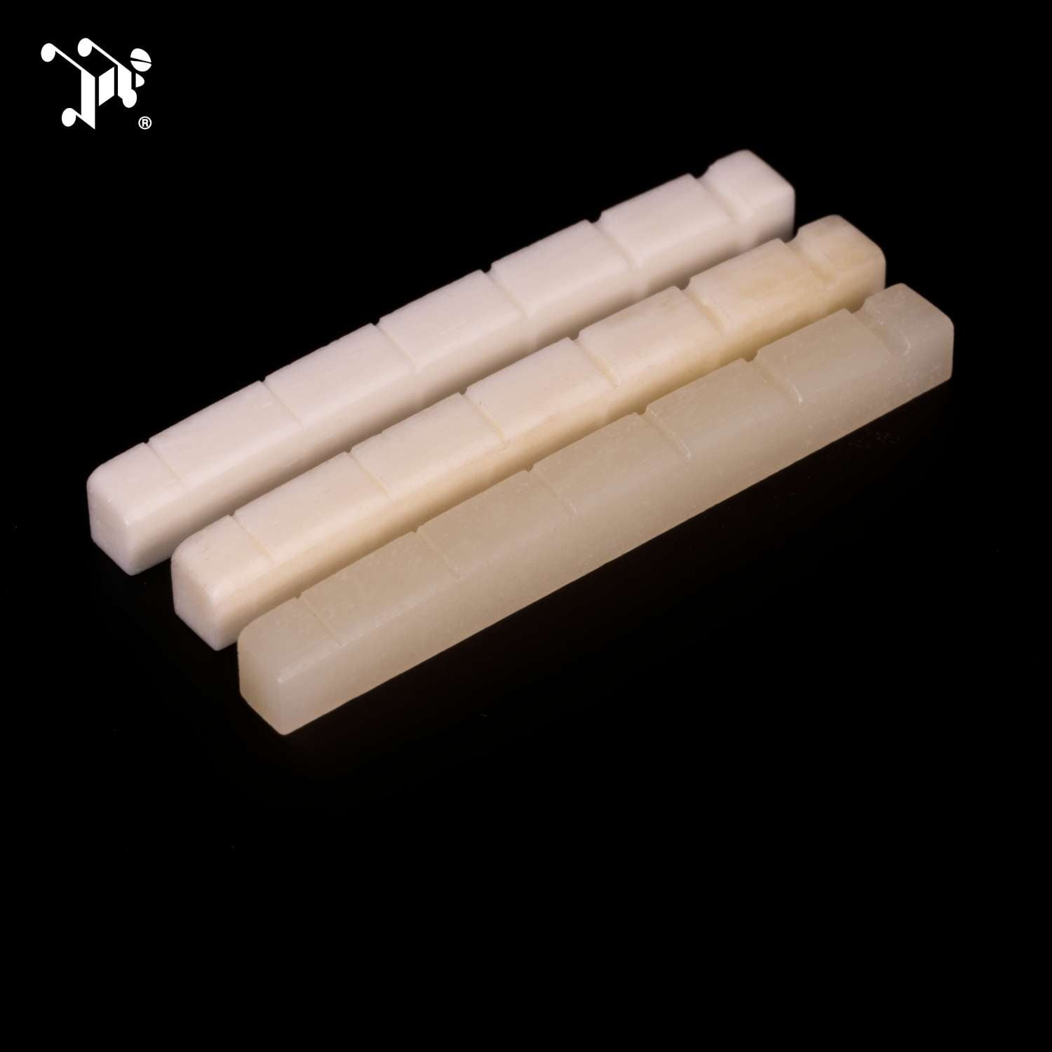 Tone Ninja Bleached Bone Slotted Nut Flat bottomed 42mm White