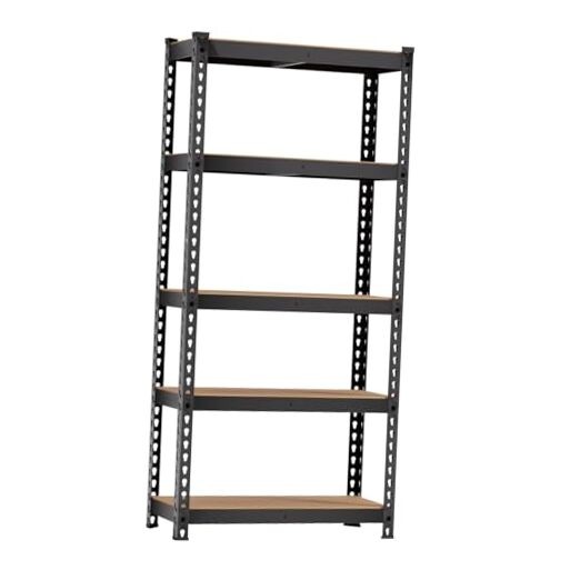 5 Tier Storage Shelves Adjustable Garage Shelves 15.7" D x 36"W x 16"D x 72"H
