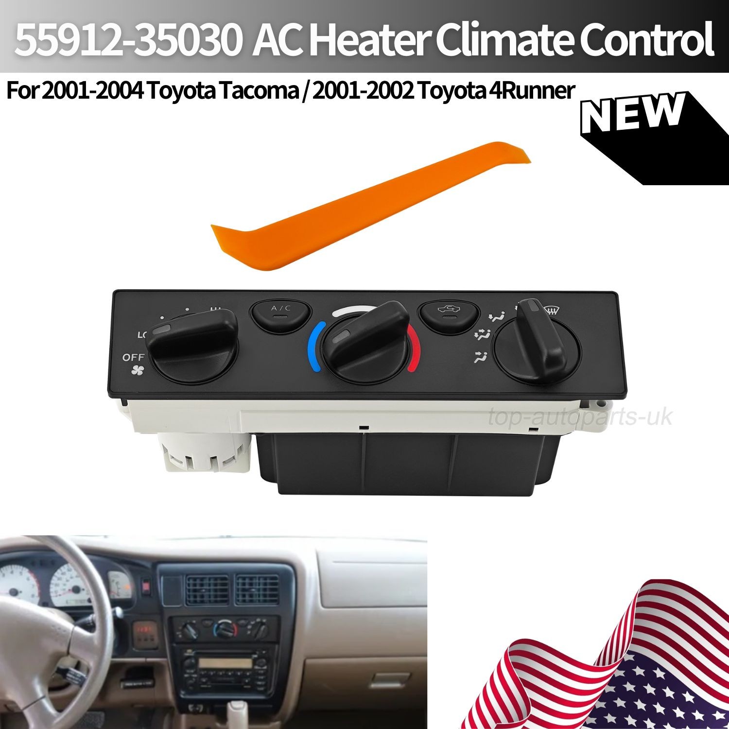 AC Heater Climate Control For 2001-2004 Toyota Tacoma 2001-2002 Toyota 4 Runner