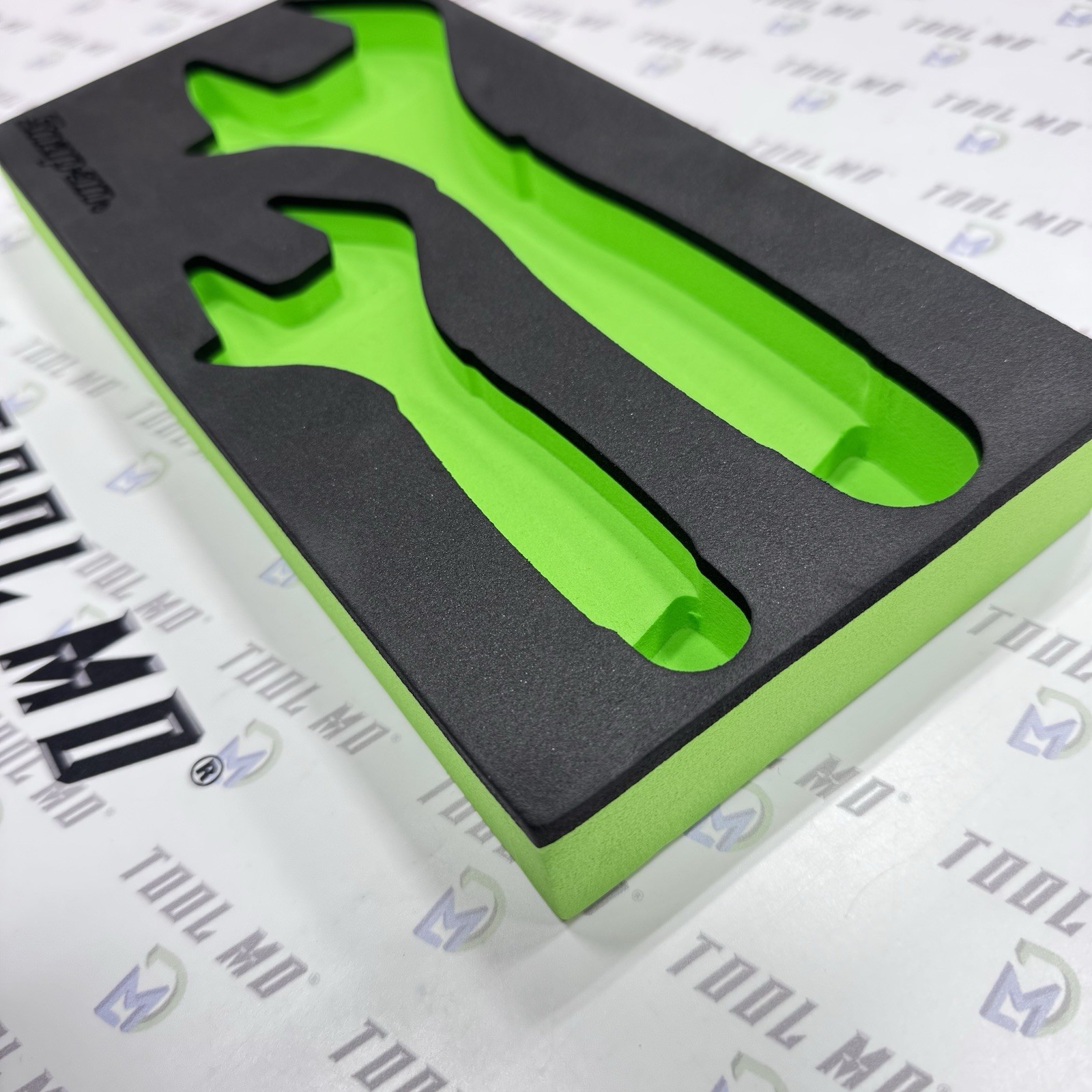 Snap-on Tools GREEN FOAM ORGANIZER for 2pc Wide Mouth Adjustable Wrenches
