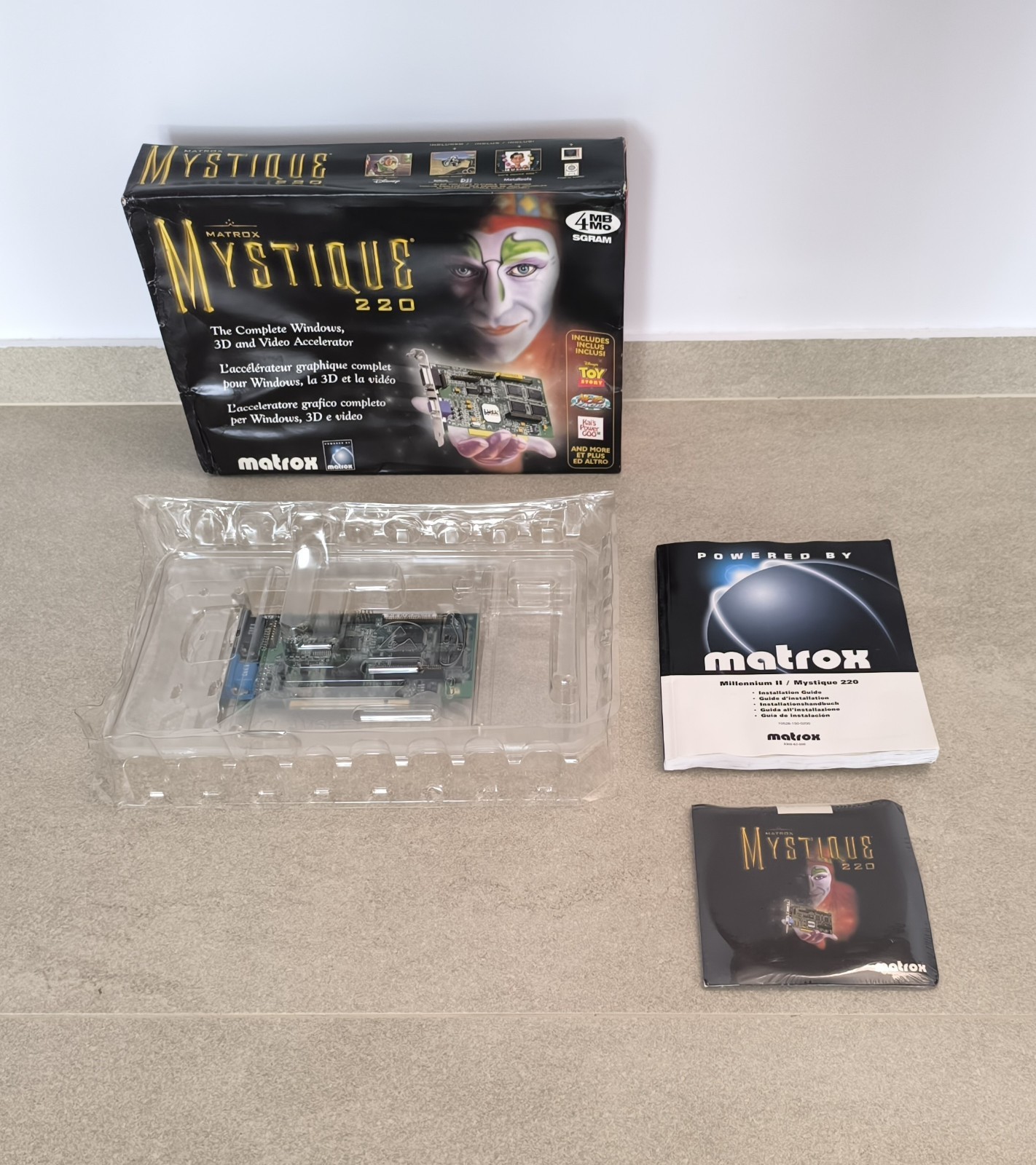 🔴Matrox Mystique 220 4Mb PCI[New & Box]