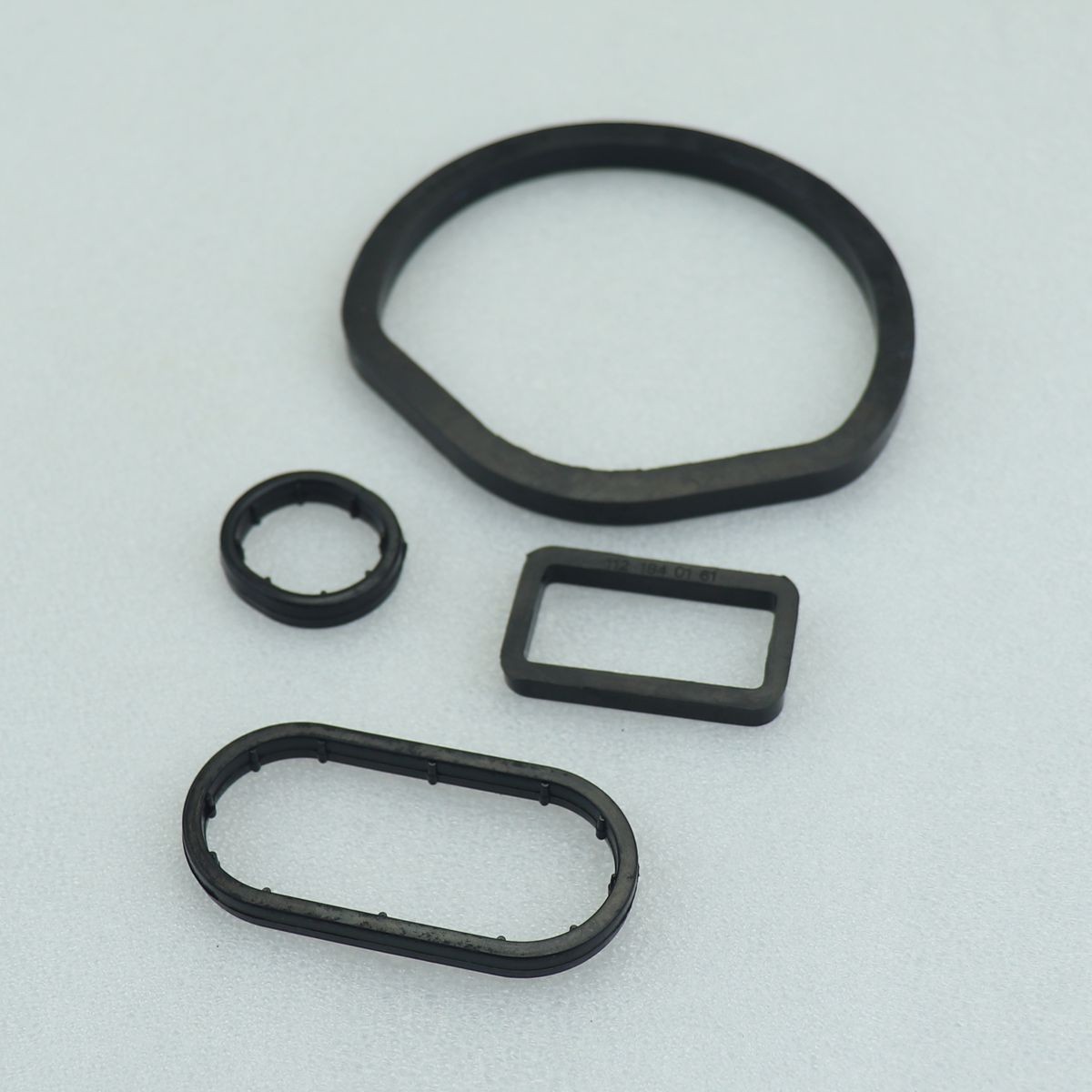 4PCS New Engine Oil Filter Housing & Timing Case Gasket Set For Mercedes Benz
