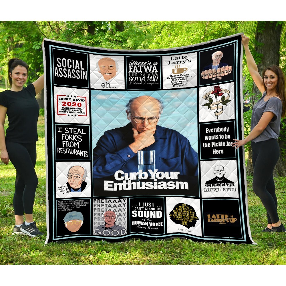 Curb Your Enthusiasm Quilt, Curb Your Enthusiasm TV Series Quilt Blanket
