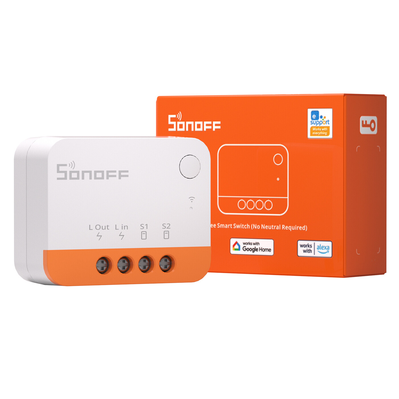 SONOFF ZBMINIL2 Zigbee Smart Light Switch (2 Way)-4Pack No Neutral Wire Required