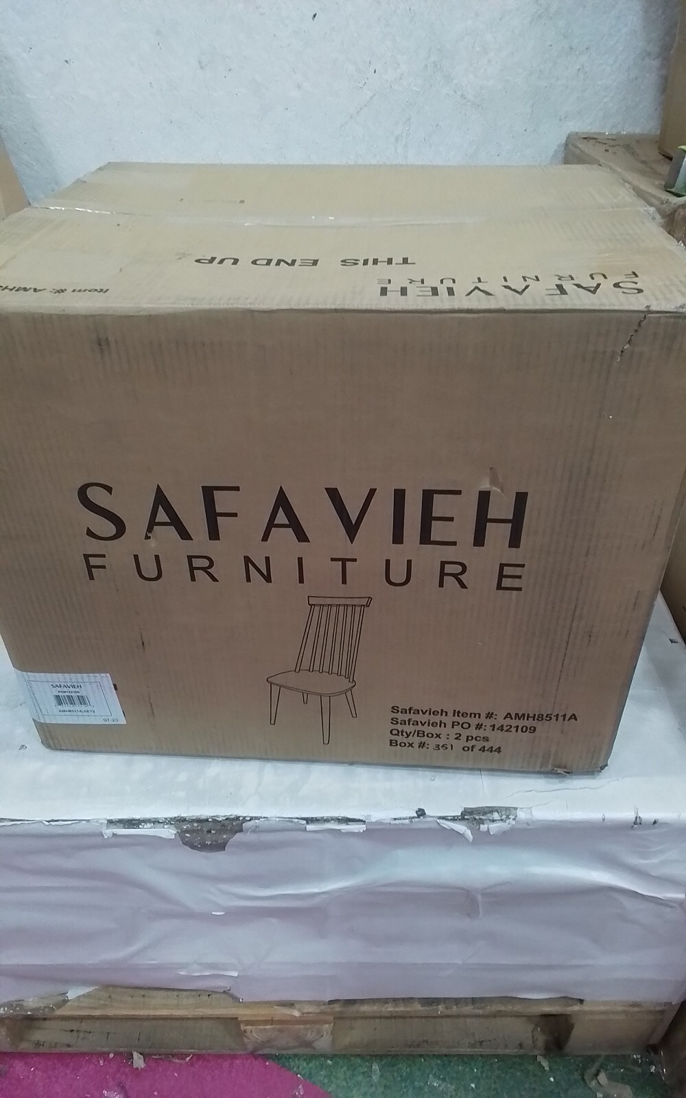 Safavieh BURRIS SIDE CHAIR, Reduced Price 2172737844 AMH8511A
