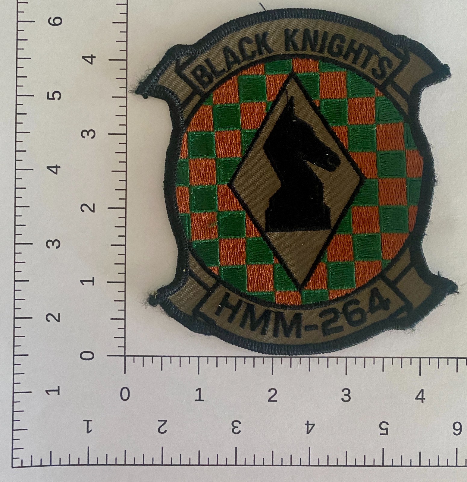 HMM-264 Patch Black Knights Embroidered