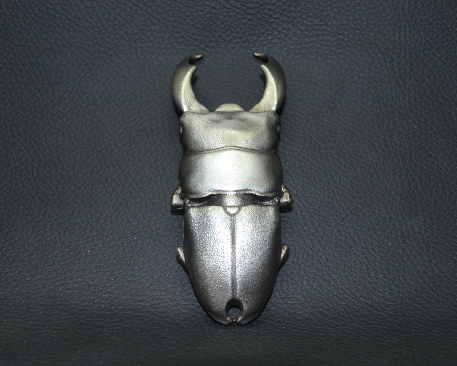 Metal Bottle Opener,Unique Casting Stainless Steel Beetle Artwork DIY Pendant
