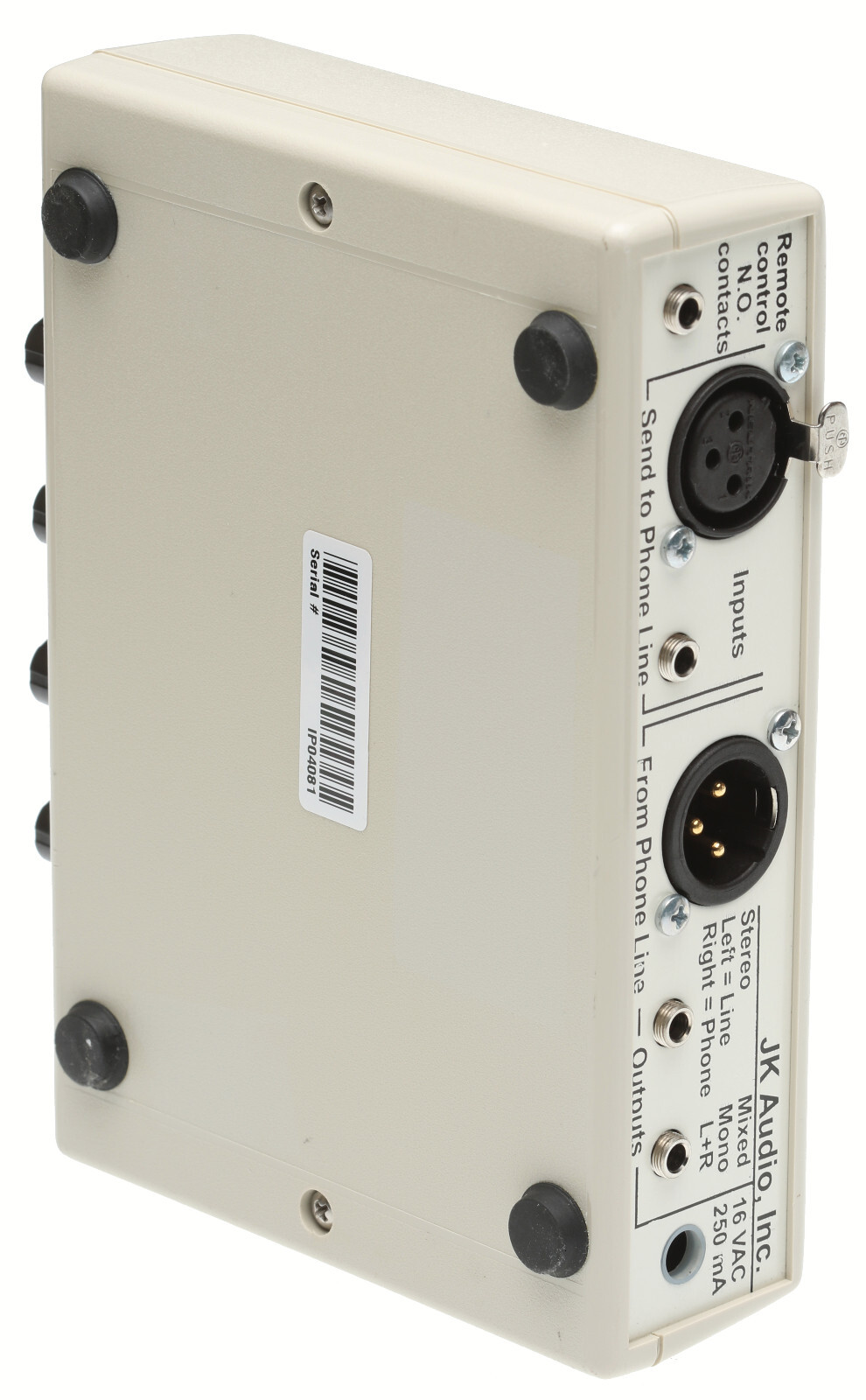 JK Audio Inline Phone Line Patch POTS Telco Audio Send Receive Interface IFB